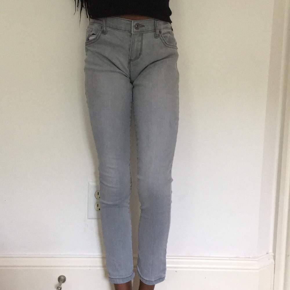 Gray jeans